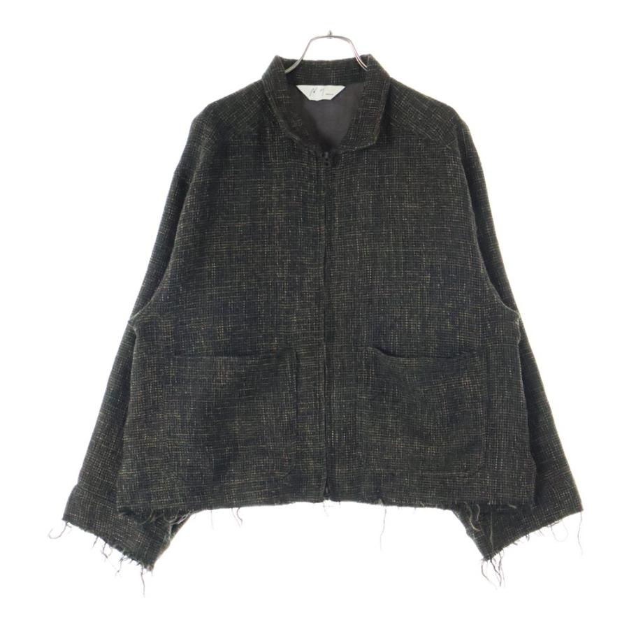 ANCELLM アンセルム TWEED ZIP JACKET ANC-JK42-A-BROWN ツイード