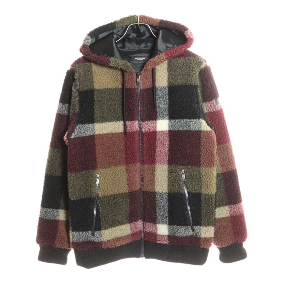 【美品】ブラックレーベルクレストブリッジ　ボアジャケット　裏地チェック BLACK LABEL CRESTBRIDGE（ブラックレーベル クレストブリッジ