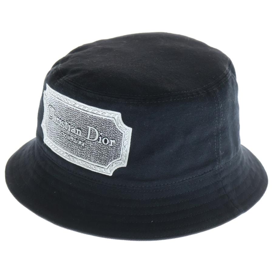 DIOR ディオール Canvas Bucket Hat 243C907E4511 ロゴ刺繍 キャンバス