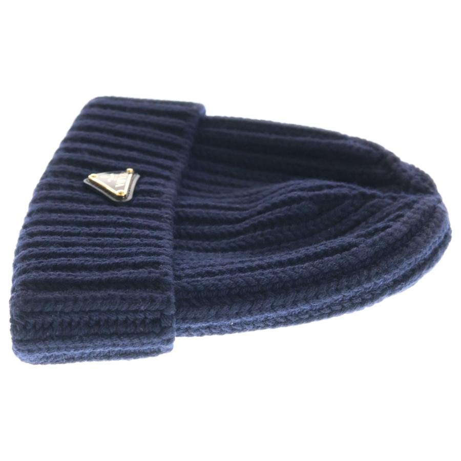 PRADA（プラダ） トライアングルロゴ バージンウール カシミヤ混