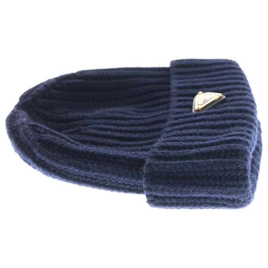 PRADA（プラダ） トライアングルロゴ バージンウール カシミヤ混