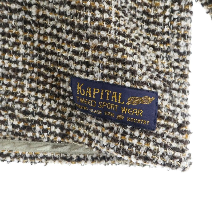 KAPITAL（キャピタル） fancy tweed board shirt ファンシー ツイード