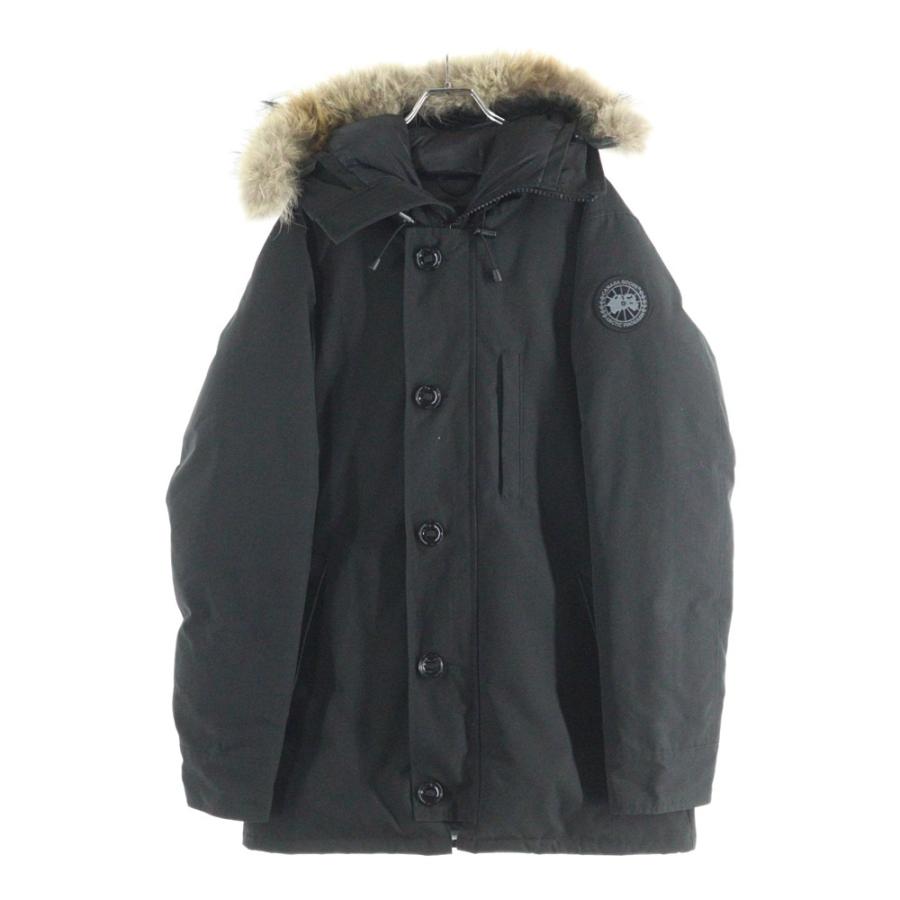 カナダグースブラックレーベル シャトーパーカ ダウン 黒 M相当 コヨーテファー CANADA GOOSE (カナダグース) CHATEAU PARKA BLACK LABEL（ダウン