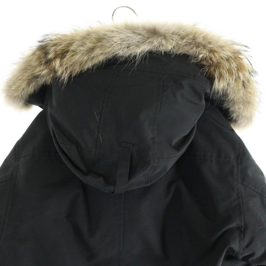 カナダグースブラックレーベル シャトーパーカ ダウン 黒 M相当 コヨーテファー CANADA GOOSE（カナダグース） Black Label Chateau Parka ブラック