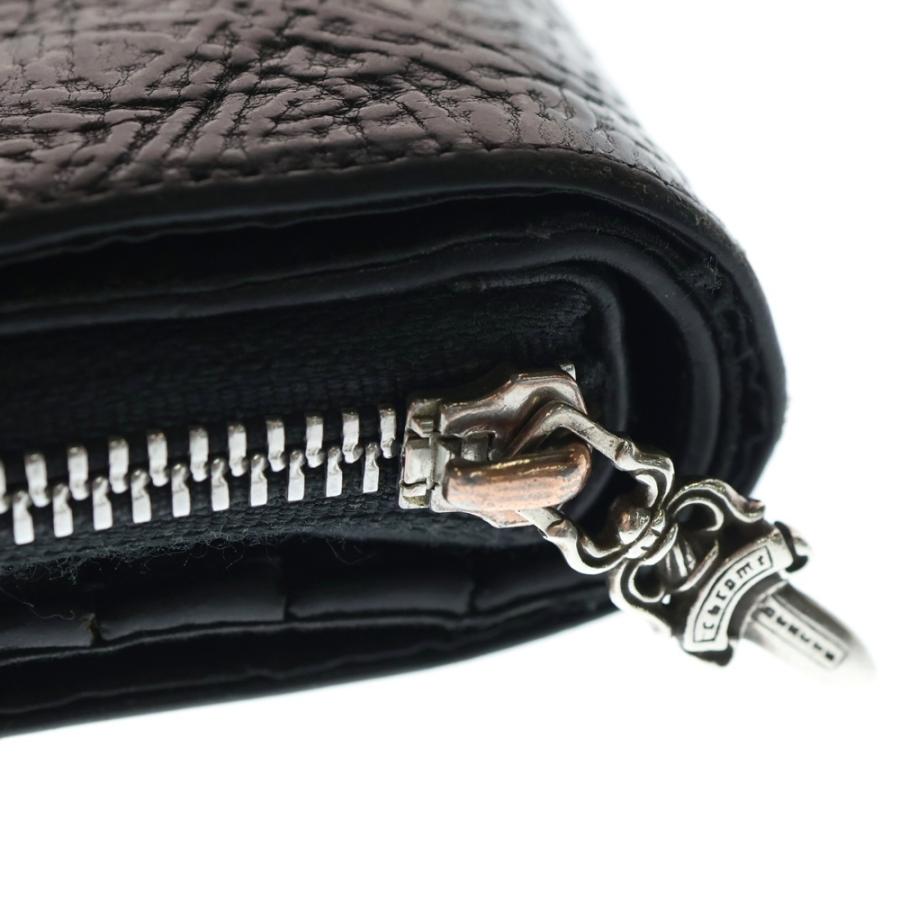 クロムハーツウォレットSQ ZIP BILL （ファスナーヘッドタガー無し） CHROME HEARTS（クロムハーツ） SQ ZIP BILL スクエアジップビル