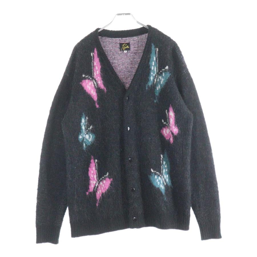 Needles（ニードルス） MOHAIR CARDIGAN NS1691 パピヨン柄 モヘア