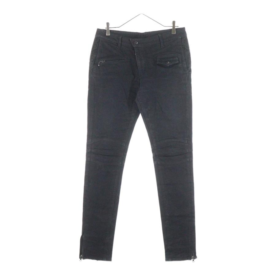 イサムカタヤマバックラッシュ Stretch Leather Denim Pants 1356-10