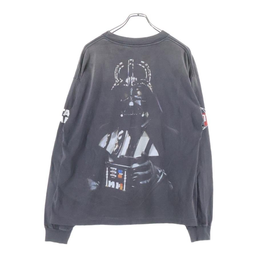 大人気！セントマイケルStar Wars ダース・ベイダー 長袖カットソーＬ セントマイケル 25SS ×STAR WARS DARTHVADER SW_LS TEE SM-HR8-0000