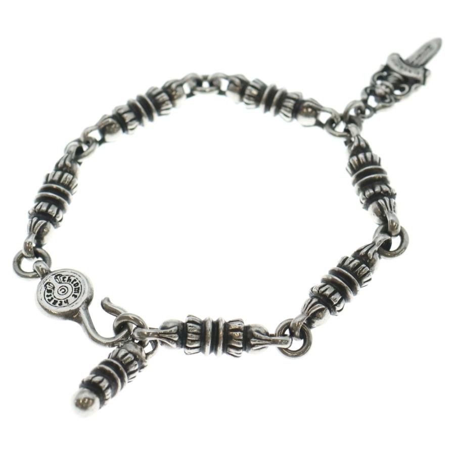 N*u様 CHROME HEARTS／バレルリンク／ブレスレット／SV925 幻の逸品】 CHROME HEARTS クロムハーツ Hリンク BSフレア クリップ アクセサリー