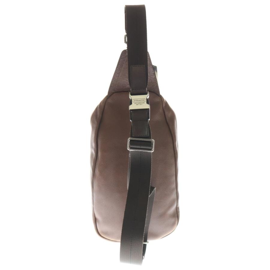コーチ ボストンバッグ トンプソン 肩掛け レザー ダークブラウン COACH（コーチ） トンプソン シボレザー ボディバッグ ブラウン J1293