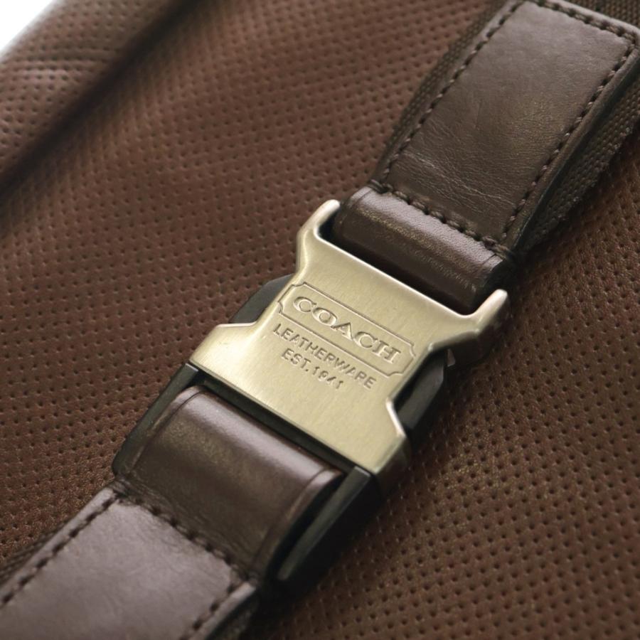 COACH（コーチ） トンプソン シボレザー ボディバッグ ブラウン J1293