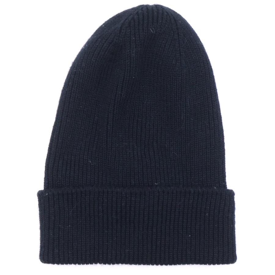 MONCLER（モンクレール） ロゴワッペン ニット帽 ビーニー ウール100