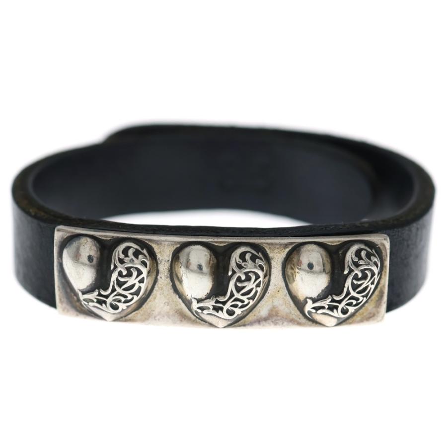 CHROME HEARTS（クロムハーツ） BRCTCUFFPLATE ハートプレート レザー