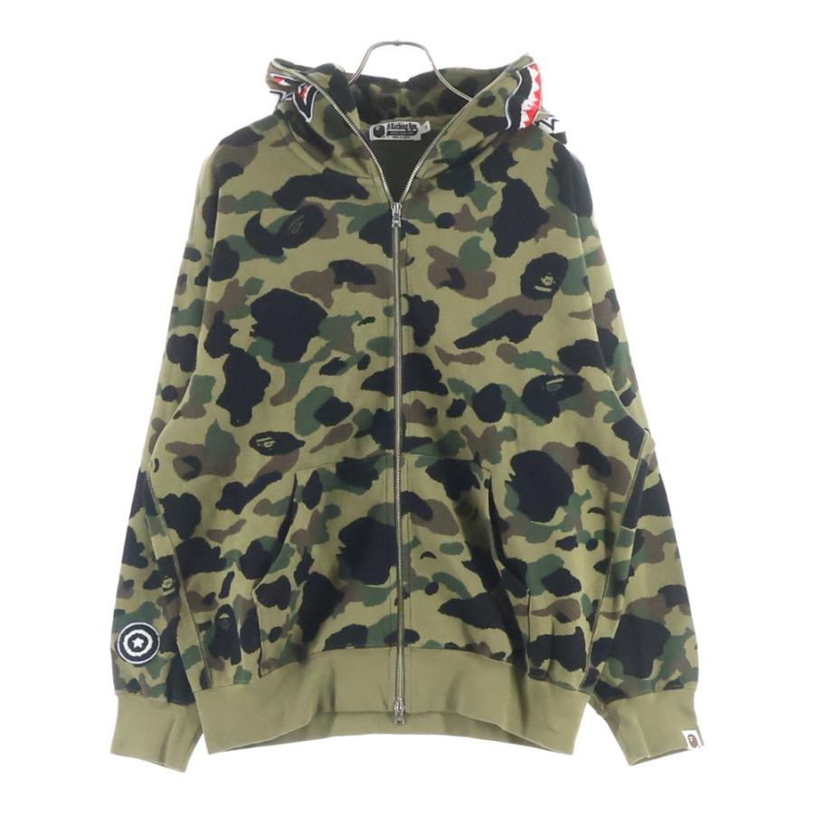A BATHING APE（アベイシングエイプ） CAMO JACQUARD HOODIE カモ