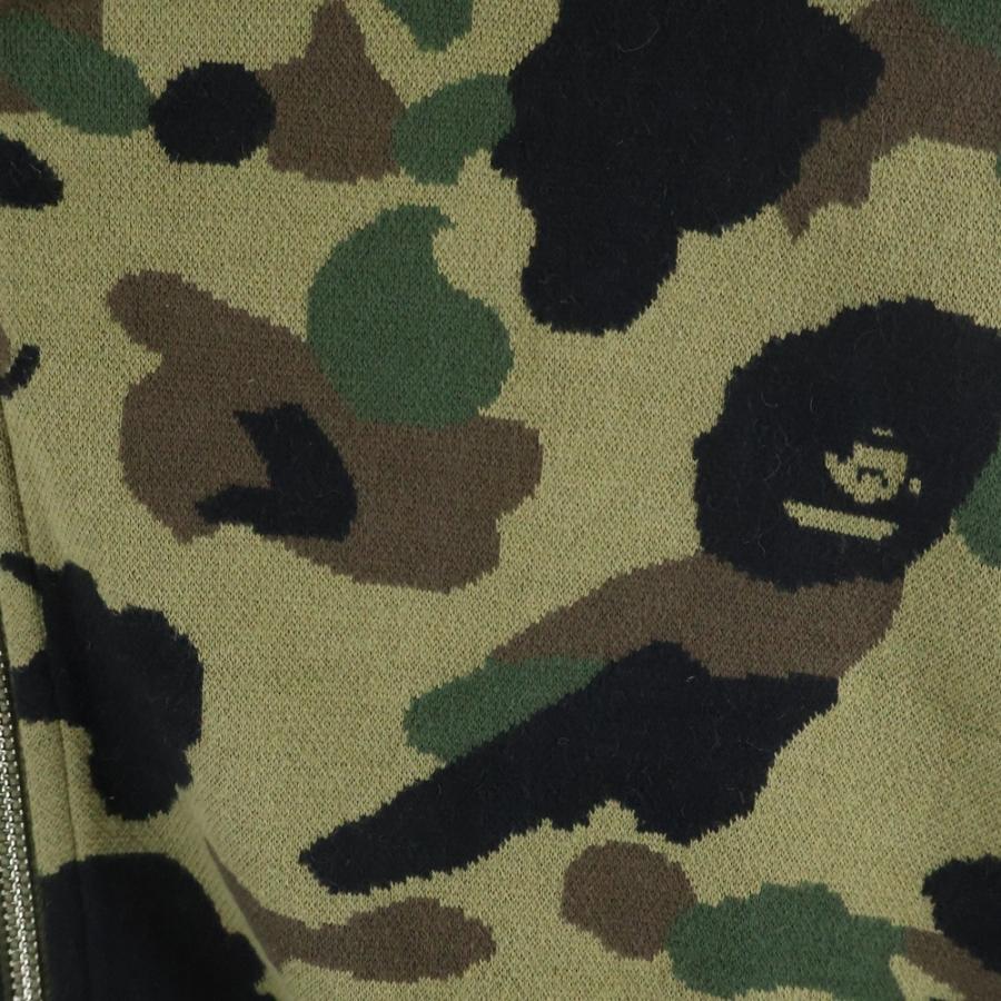 A BATHING APE（アベイシングエイプ） CAMO JACQUARD HOODIE カモ