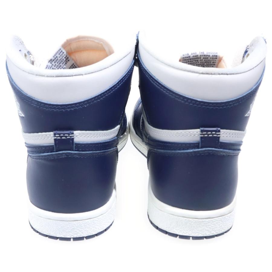 未使用品　Air Jordan ハイカットシューズ ネイビー/ホワイト Nike Air Jordan 1 ネイビー ホワイト 29.0 ㎝ 新品同様 【公式通販】