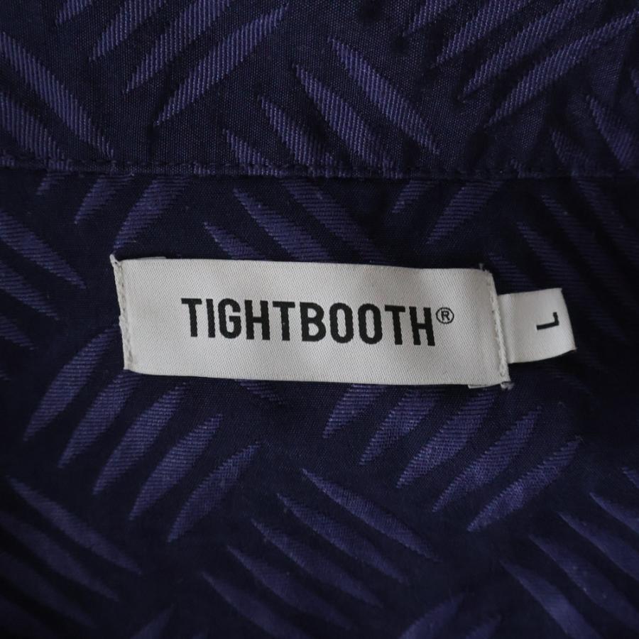 TIGHTBOOTH タイトブース CHECKER PLATE HALF ZIP SHIRT チェッカー