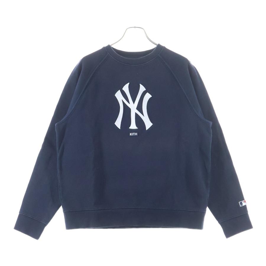 KITH（キス） MLB New York Yankees Logo Crewneck Sweatshirt
