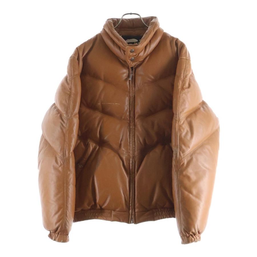 A BATHING APE エイプ レザー ダウンジャケット 【Ｓ】 A BATHING APE(アベイシングエイプ) レザーダウンジャケット ブラック