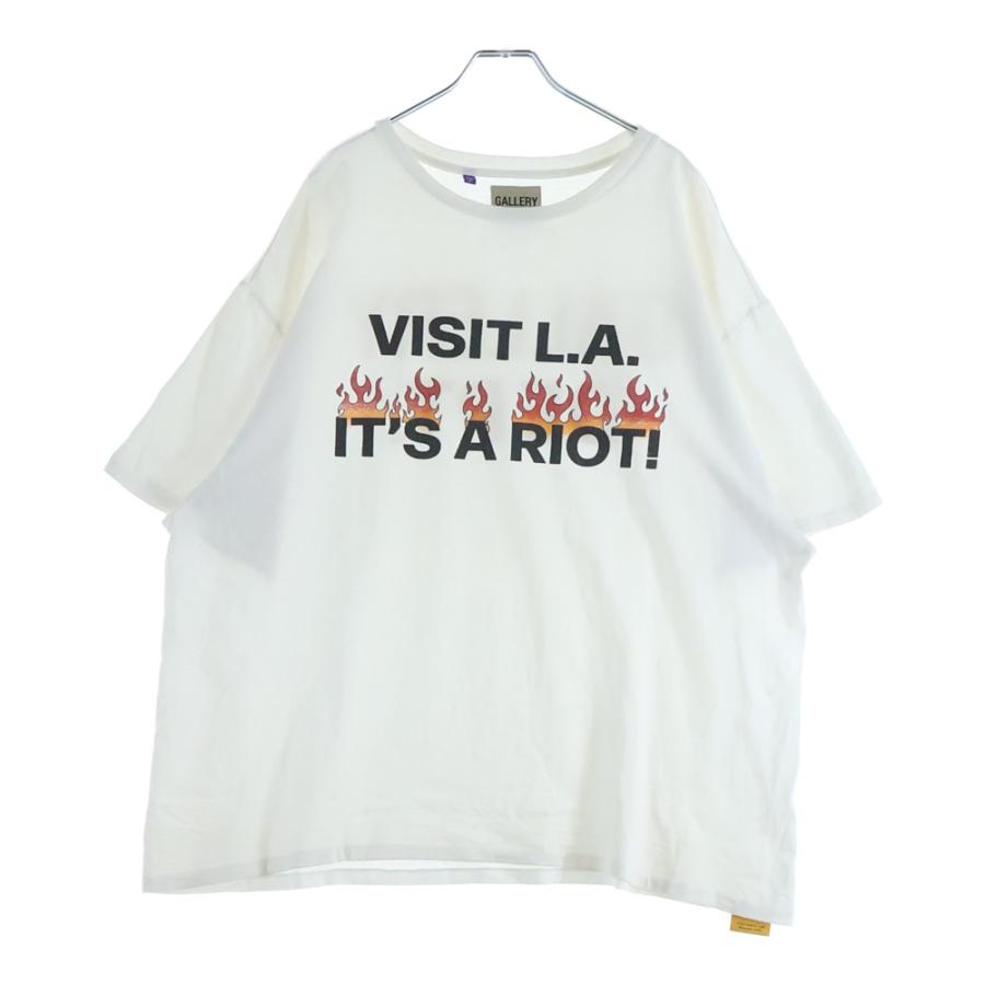 GALLERY DEPT ギャラリーデプト 半袖Tシャツ グラフィティ トップス USA製 コットン ホワイト マルチカラー サイズXL 美品 中古 4b006106 GALLERY DEPT ギャラリーデプト 半袖Tシャツ グラフィティ トップス