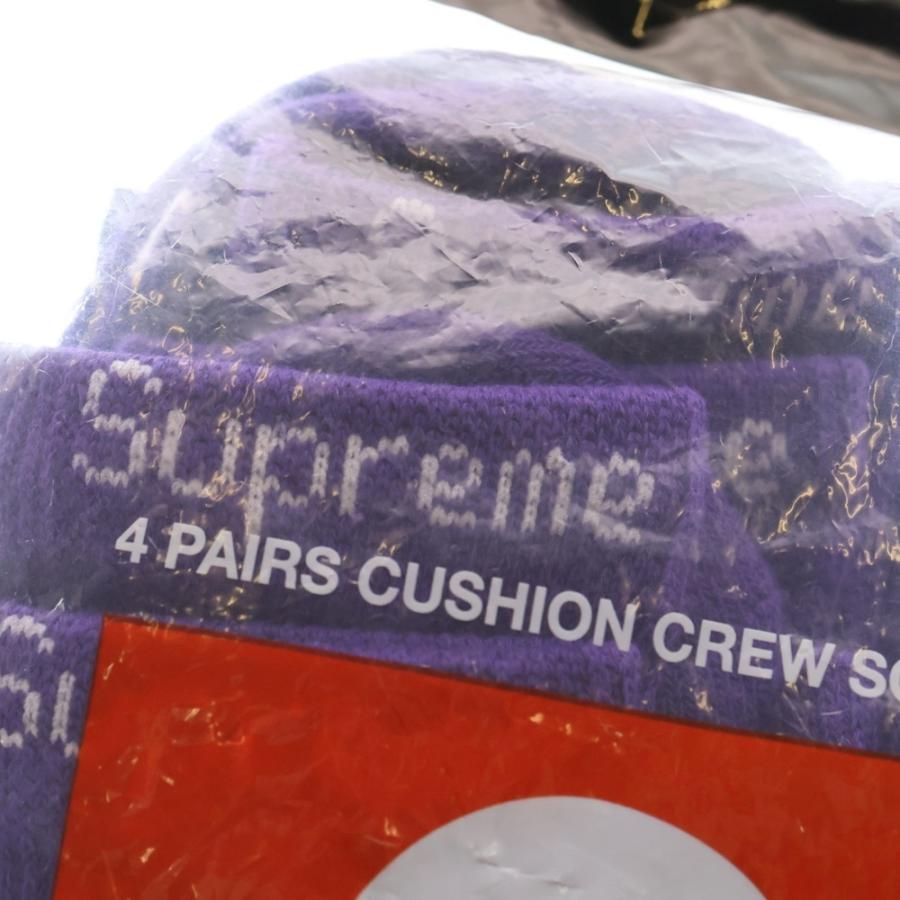 Supreme（シュプリーム） ×Hanes 4Pairs cushion crew socks