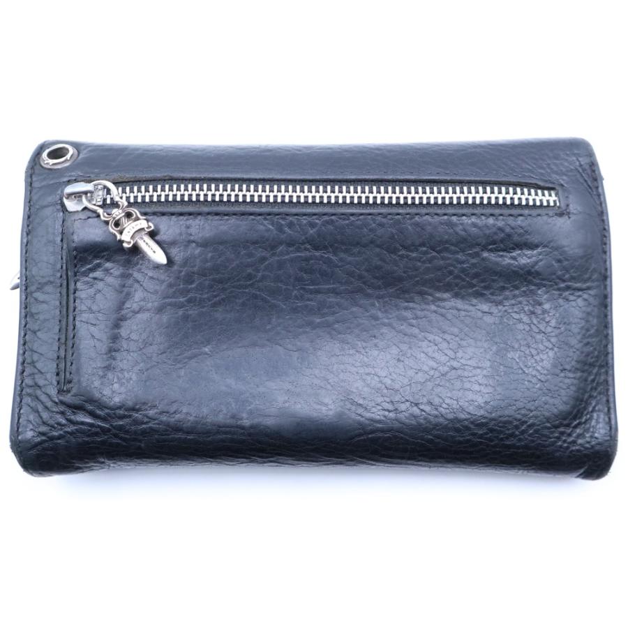 CHROME HEARTS（クロムハーツ） WAVE ウェーブ レザーウォレット 財布