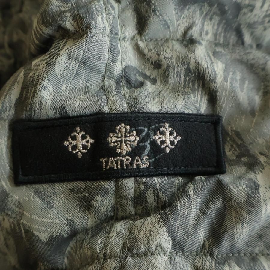 TATRAS（タトラス） 16AW 袖ロゴ刺繍 ダブルジップアップダウン