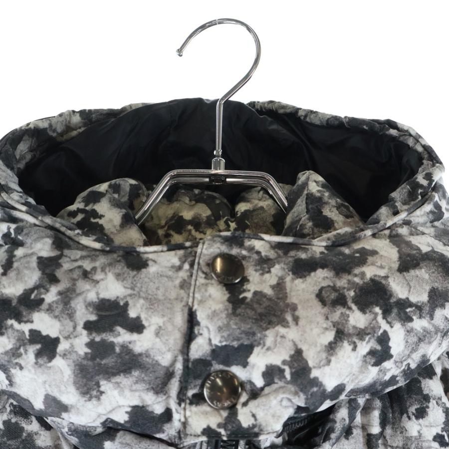 TATRAS（タトラス） 20AW AMUR DOWN JACKET 袖ロゴ刺繍総柄 ジップ