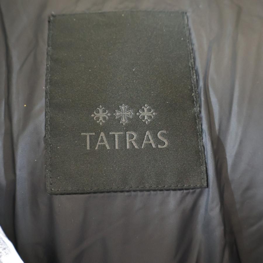 TATRAS（タトラス） 20AW AMUR DOWN JACKET 袖ロゴ刺繍総柄 ジップ