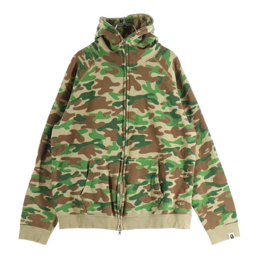 A BATHING APE（アベイシングエイプ） Puzzle Camo Zip Hoodie