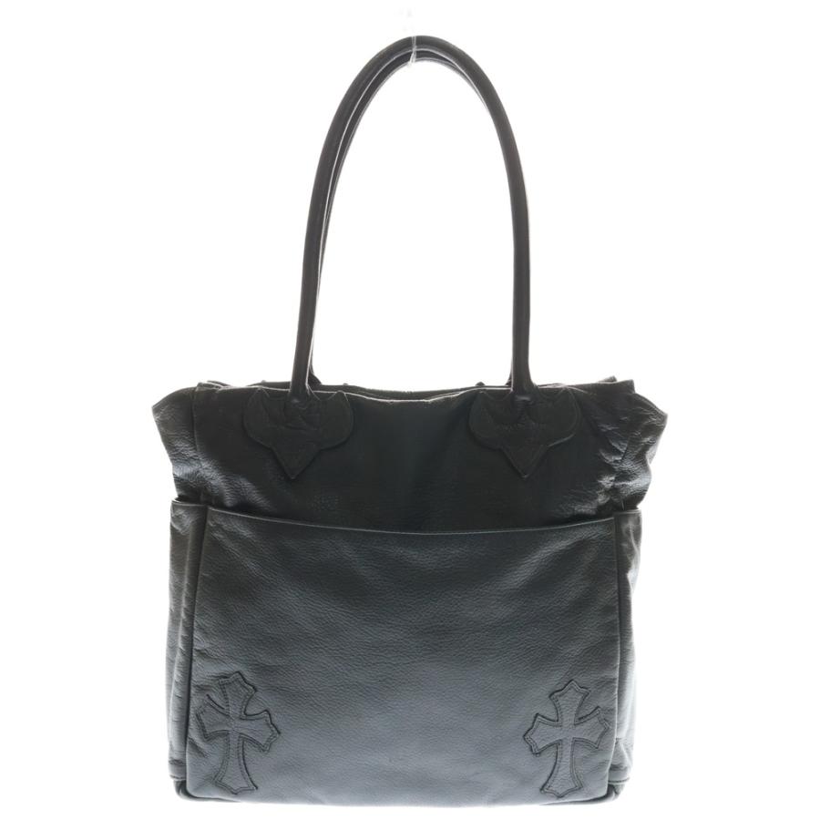 【美品】クロムハーツ 4ポケット クロスパッチ トートバッグ CHROME HEARTS（クロムハーツ） TOTE BAG 4 POCKET 4 CROS PATCH 4