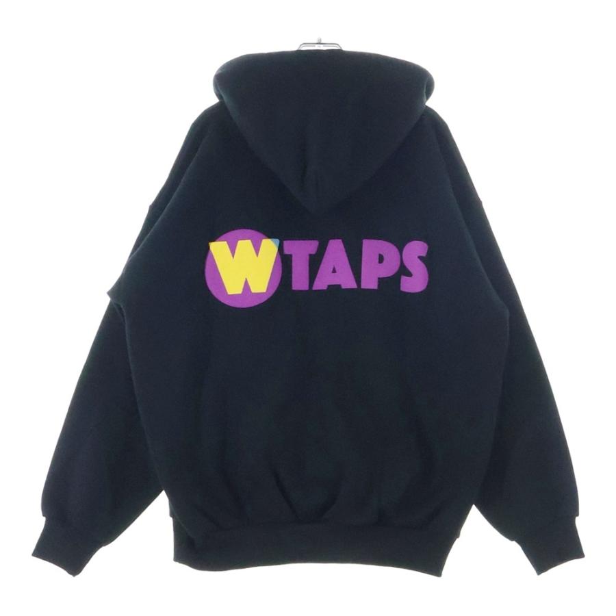黒 M ダブルタップス パーカー TNNL / HOODY/COTTON WTAPS（ダブルタップス） 24SS TNNL HOODY COTTON BLACK 両面発砲ロゴ