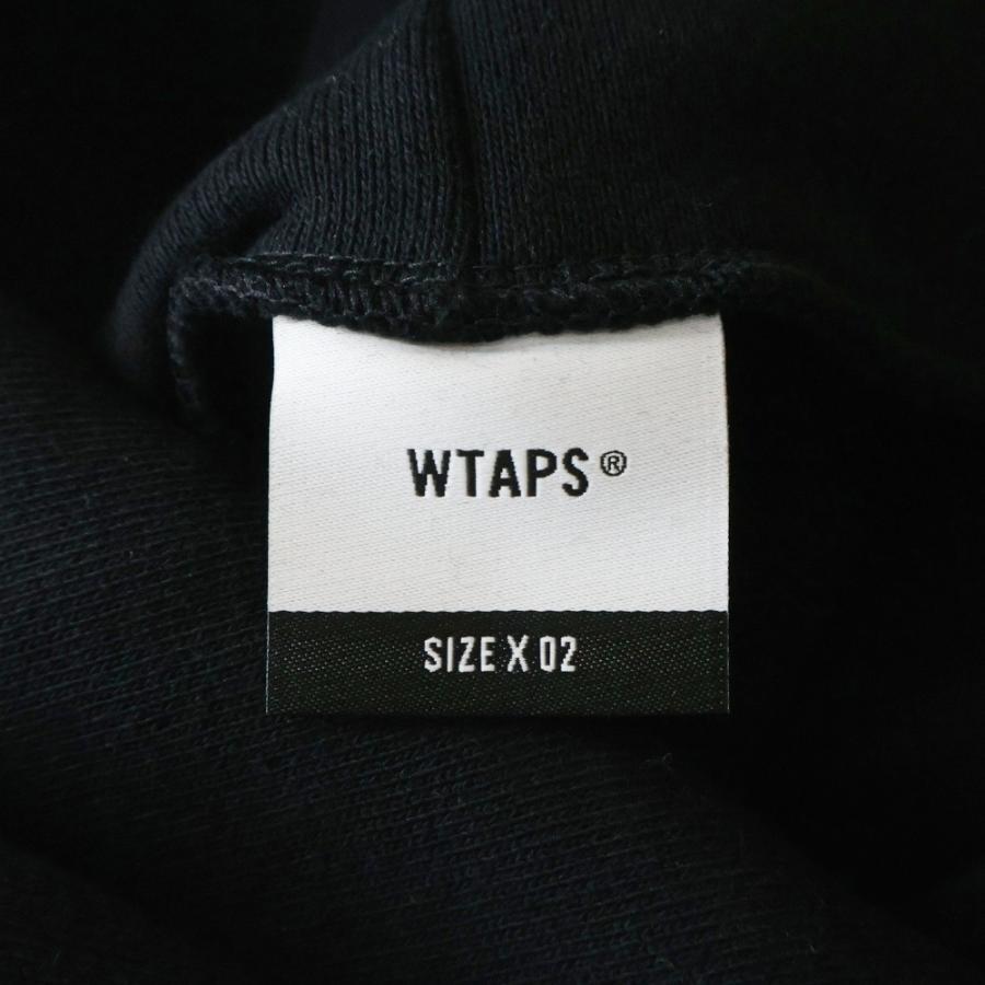 WTAPS（ダブルタップス） 24SS TNNL HOODY COTTON BLACK 両面発砲ロゴ