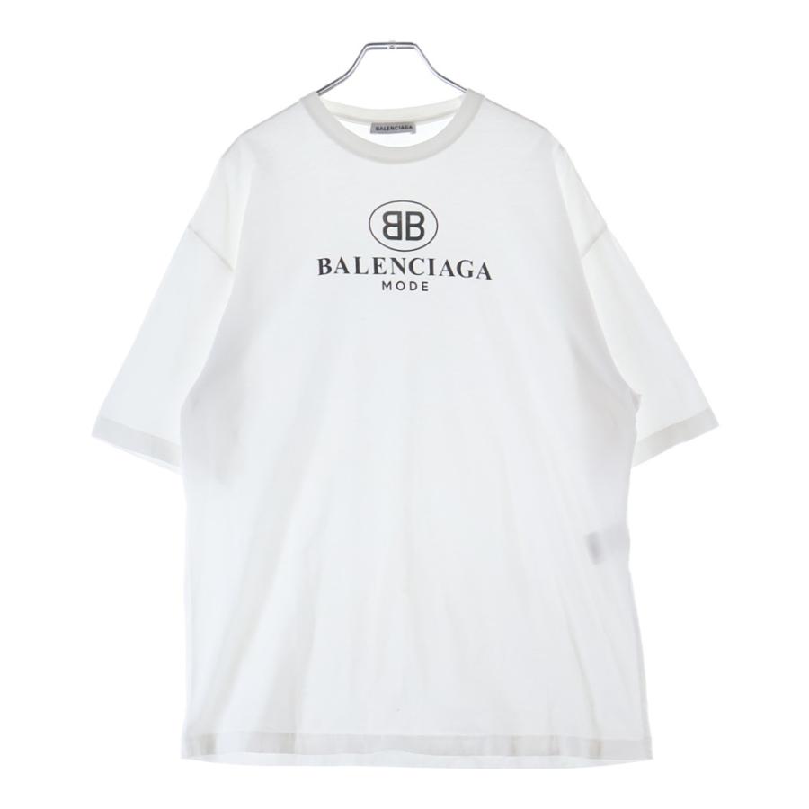 BALENCIAGA BBロゴプリントtシャツ 【公式通販】