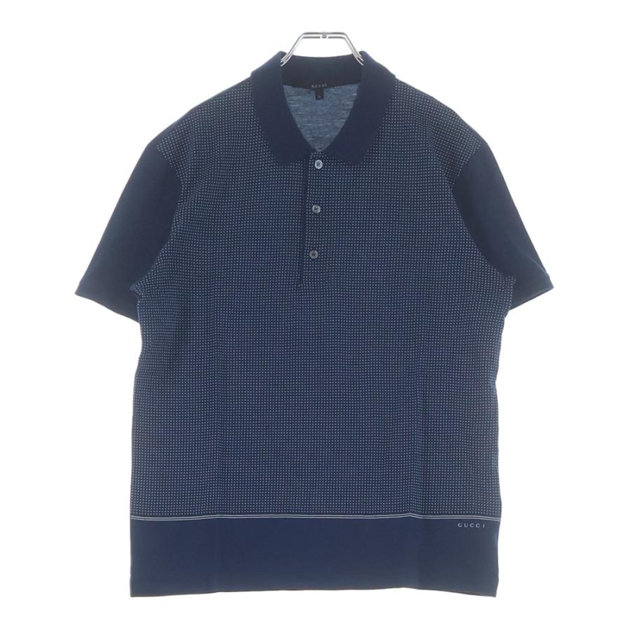 GUCCI（グッチ） ポロシャツ 半袖シャツ カットソー 水玉 ドット柄
