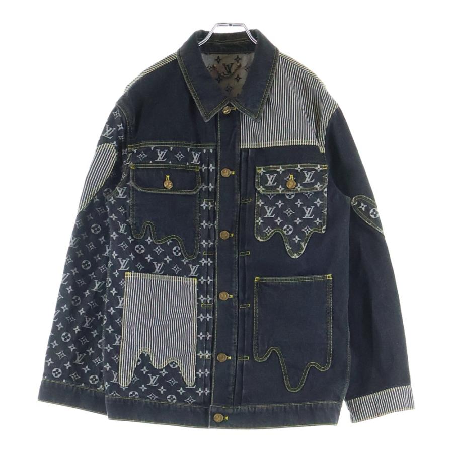 LOUIS VUITTON ヴィトン 22SS クレイジーデニムジャケット LOUIS VUITTON（ルイ・ヴィトン） 22SS ×NIGO MONOGRAM CRAZY DENIM
