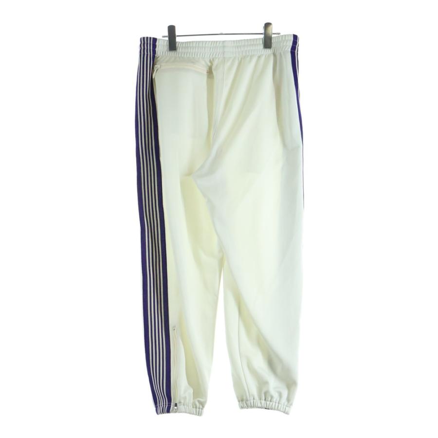 Needlesホワイト ストライプ トラックパンツ 別注>Track Pants/Lame