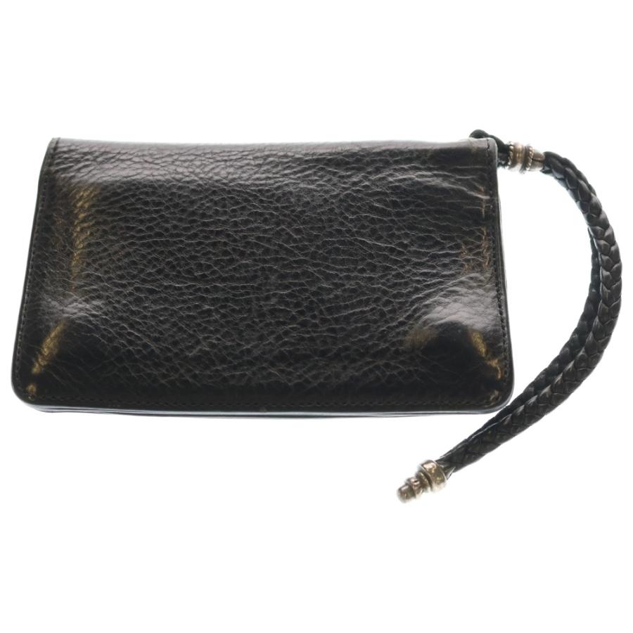 CHROME HEARTS 黒 財布 クロムハーツ 財布 (Chrome Hearts) ウォレット 2フェイス ブラック