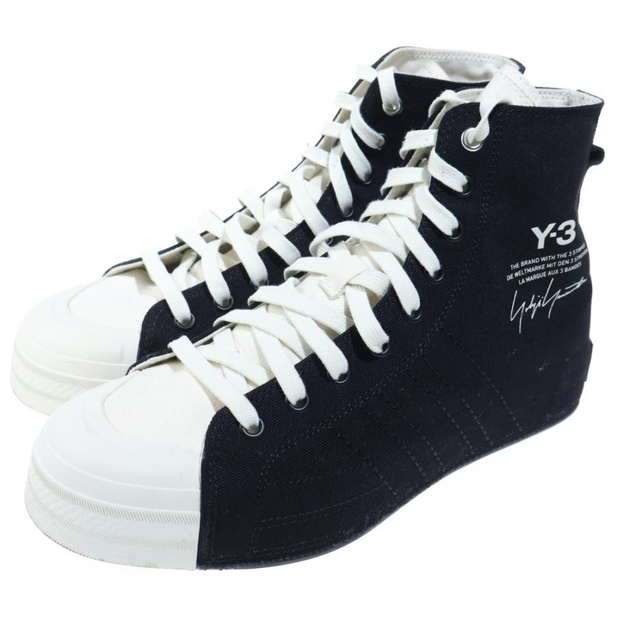 Y-3 ワイスリー NIZZA HI スニーカー ハイカット ブラック JQ8818