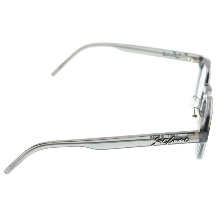 SAINT LAURENT PARIS サンローランパリ テンプルロゴ ウェリントン サングラス アイウェア ブラック SL630/J 003 SAINT LAURENT PARIS サンローランパリ テンプルロゴ ウェリントン