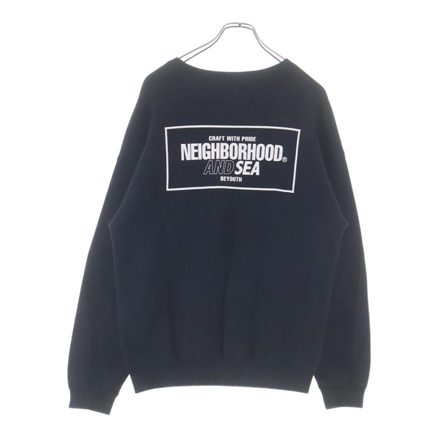 WIND AND SEA SEAロゴスウェットブラックネオンMビッグシルエット NEIGHBORHOOD（ネイバーフッド） ×WIND AND SEA Logo Sweatshirt