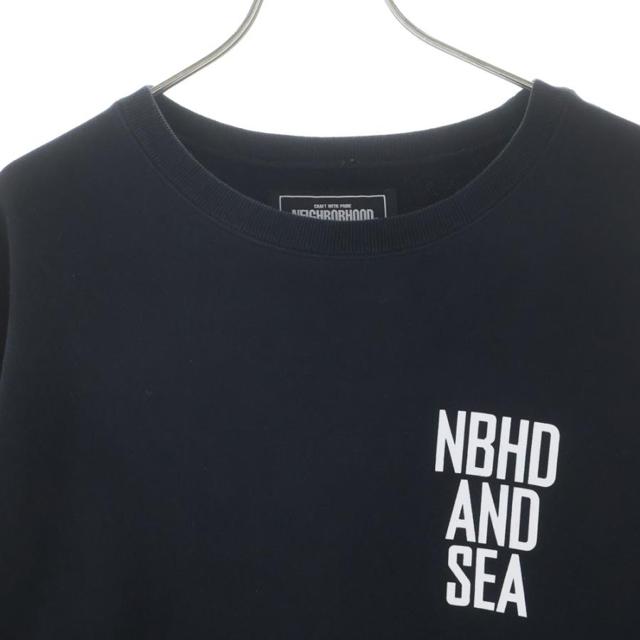 NEIGHBORHOOD ×WIND AND SEA  ネイバーフッド×ウィンダンシー 21SS ロゴプリントプルオーバースウェットパーカー 211ELWSN-CSM01S ベージュ M NEIGHBORHOOD ×WIND AND SEA ネイバーフッド×ウィンダンシー 21SS ロゴ