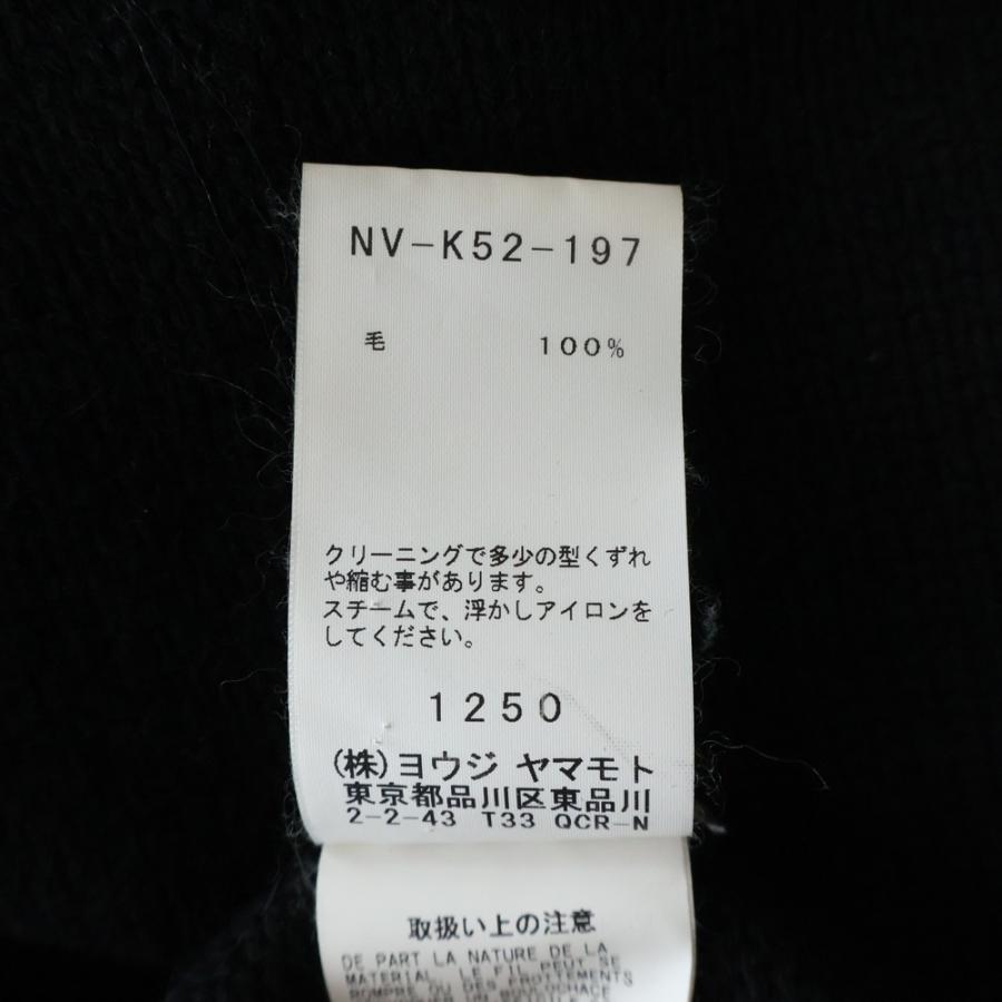 B Yohji Yamamoto ビー ヨウジヤマモト ネック クロップド丈 ニット