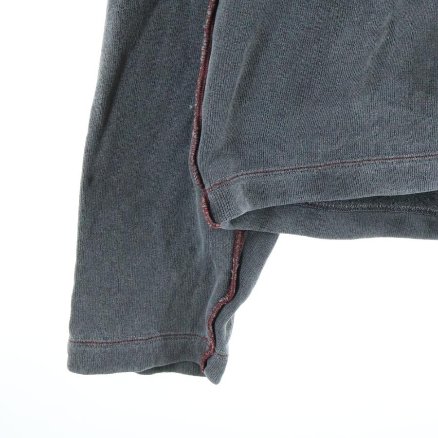 DIESEL ディーゼル S-MOLOCK CREWNECK SWEAT エルボーロゴクルーネック長袖スウェットトレーナー グレー A06171 DIESEL（ディーゼル） S-MOLOCK CREWNECK SWEAT エルボーロゴクルー