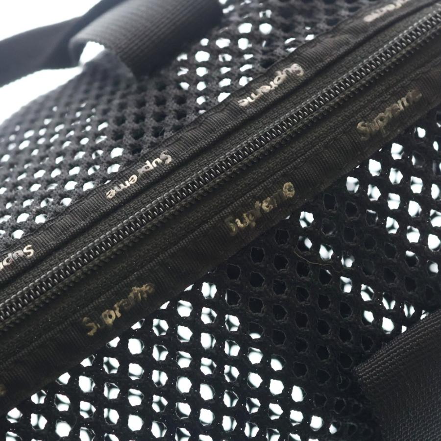 SUPREME シュプリーム 23SS Mesh Mini Duffle Bag メッシュ ミニ ダッフル バッグ ボックスロゴ ハンドバッグ ブラック Supreme シュプリーム 2023SS Mini Mesh Duffle Bag ミニメッシュ
