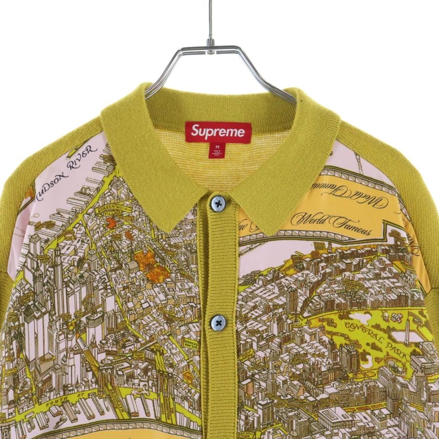 Supreme（シュプリーム） 23AW SILK MAP CARDIGAN シルクマップ 