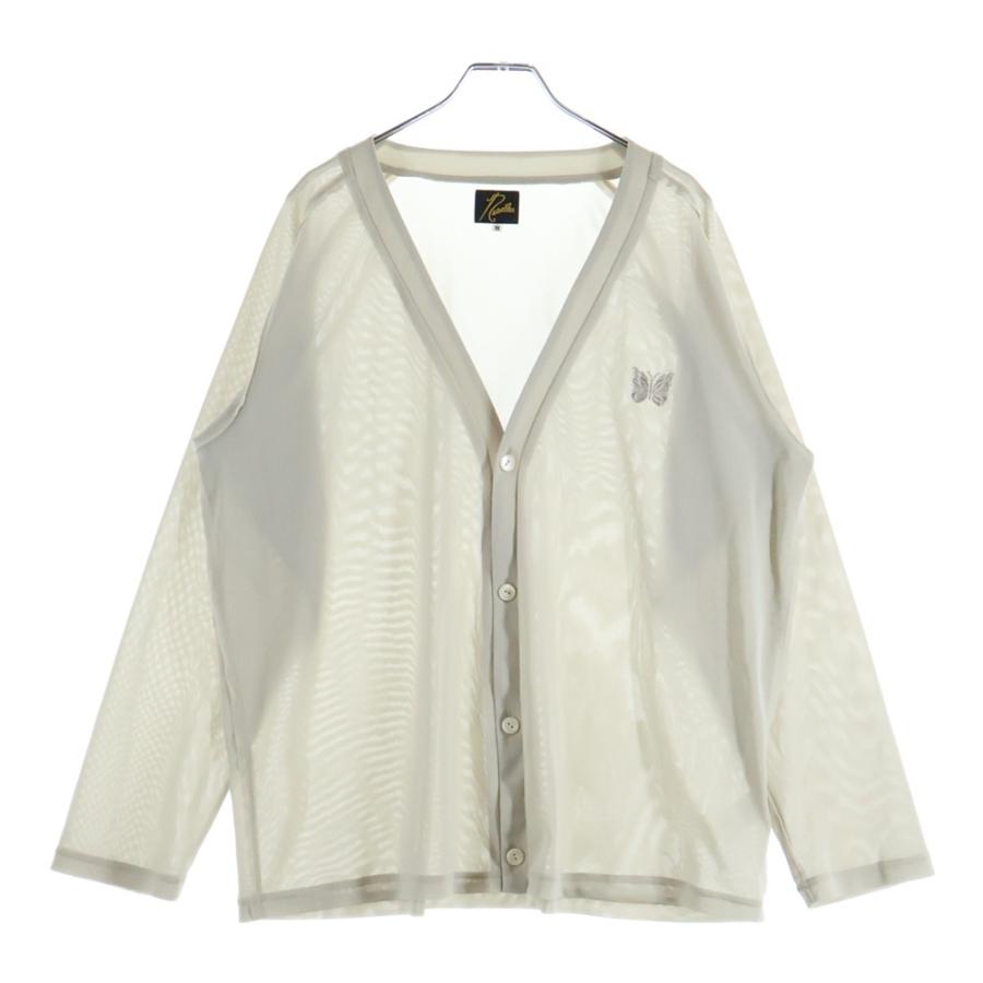 Needles（ニードルス） V Neck Poly Mesh KP243 フロントパピヨンロゴ