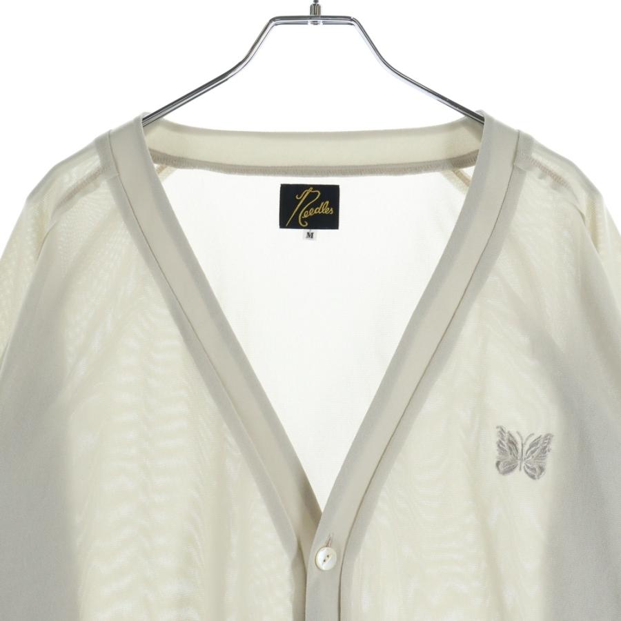 Needles（ニードルス） V Neck Poly Mesh KP243 フロントパピヨンロゴ
