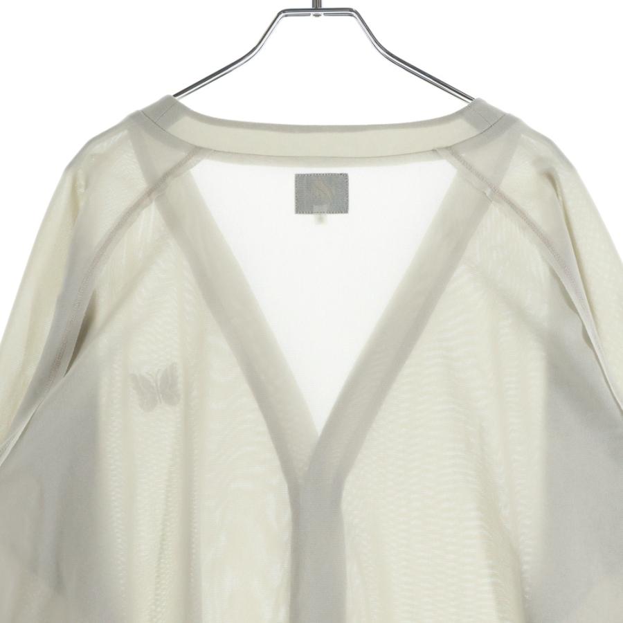 Needles（ニードルス） V Neck Poly Mesh KP243 フロントパピヨンロゴ