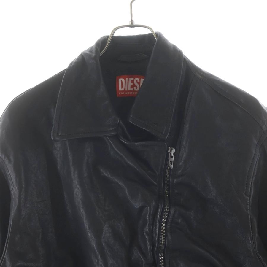 DIESEL（ディーゼル） L-OYS GIACCA ラムレザー クロップドライダース